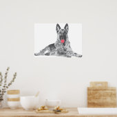 Hund Poster (Küche)