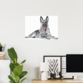 Hund Poster (Heimbüro)