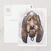 Hund Postkarte (Vorne/Hinten)