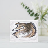 Hund Postkarte (Stehend Vorderseite)