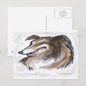 Hund Postkarte (Vorne/Hinten)