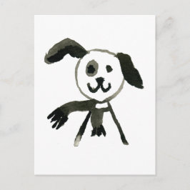Hund Postkarte