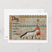 Hund Postkarte (Vorne/Hinten)
