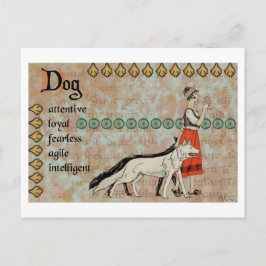 Hund Postkarte