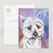 Hund Postkarte (Vorne/Hinten)