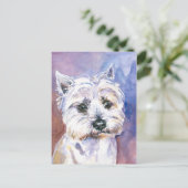 Hund Postkarte (Stehend Vorderseite)