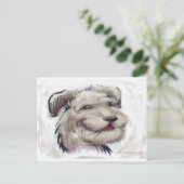 Hund Postkarte (Stehend Vorderseite)