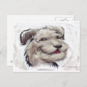 Hund Postkarte (Vorne/Hinten)