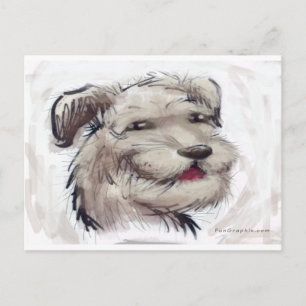 Hund Postkarte
