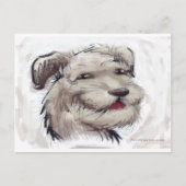 Hund Postkarte (Vorderseite)