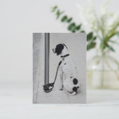 Hund Postkarte (Stehend Vorderseite)