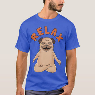 Hund Pug Rela 70er Jahre vintage T-Shirt