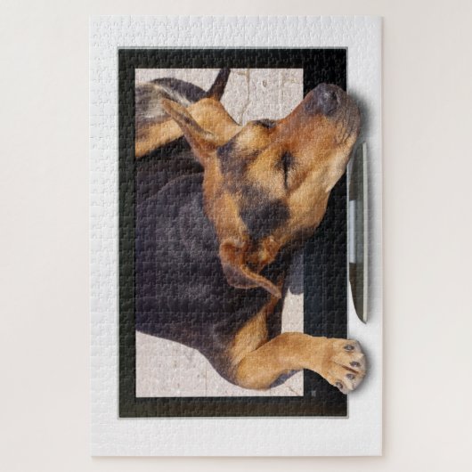 Hund Puzzle (Vertikal)