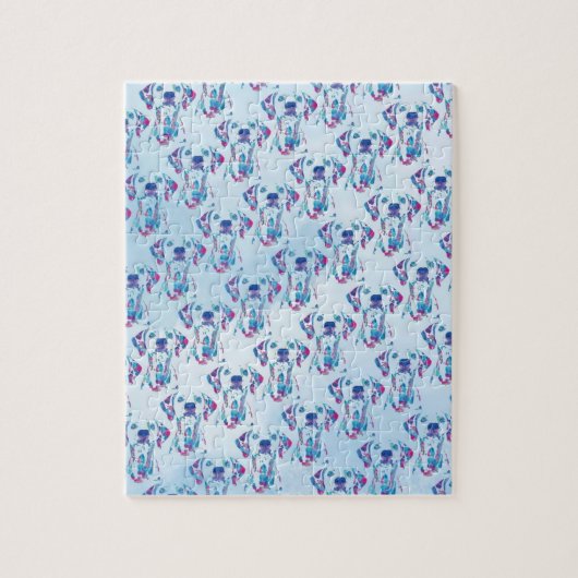Hund Puzzle (Vertikal)
