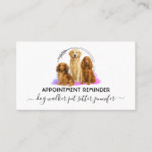 Hund Rassen Tierpflege Skripternennung Visitenkarte (Vorderseite)