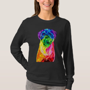 Hund Rottweiler für Frauen farbenfrohe Rottweiler T-Shirt