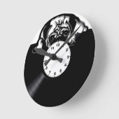 Hund Runde Wanduhr (Winkel)