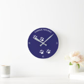 Hund Runde Wanduhr (Zuhause)