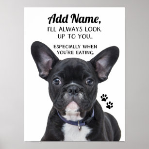 Hund sagt, ich werde immer auf deine Lieblingskart Poster
