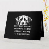 Hund Saint Bernard Jeden Imbiss machen Sie jede Ma Karte (Gelbe Blume)