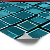 Hund Saint Bernard Poster (Ecke)