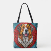 Hund Saint Bernard Tasche (Rückseite)