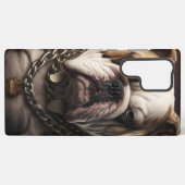 Hund - Samsung Phone Case - Bulldog Samsung Galaxy Hülle (Rückseite (Horizontal))