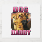 Hund schaumweinetikett (Einzelnes Label)