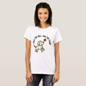 HUND SCHEIDET DEN BASKET-BALL. T-Shirt (Vorne ganz)