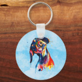 Hund Schlüsselanhänger (Rückseite)
