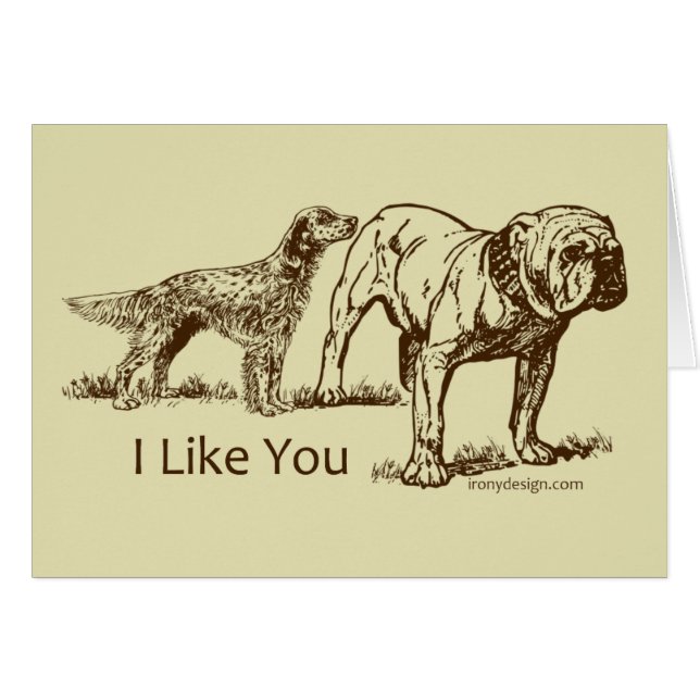 Hund schnüffelt Hintern (Vorderseite (Horizontal))