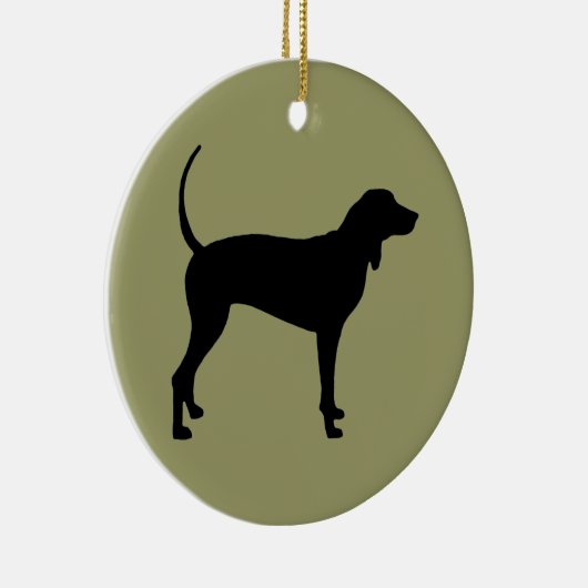 Hund (schwarz) keramikornament (Rechts)
