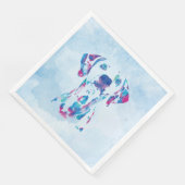 Hund Serviette (Ecke)