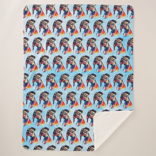 Hund Sherpadecke (Vorderseite)