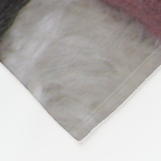 Hund Shih Tzu Fleecedecke (Ecke)