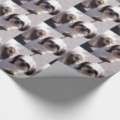 Hund Shih Tzu Geschenkpapier (Ecke)