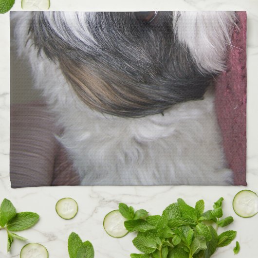 Hund Shih Tzu Geschirrtuch (Gefaltet)