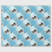 Hund Shih Tzu - Nan-Gedicht Geschenkpapier (Flach)