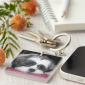 Hund Shih Tzu Schlüsselanhänger (Vorderseite rechts)