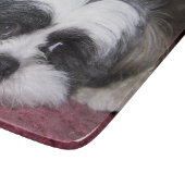 Hund Shih Tzu Schneidebrett (Ecke)