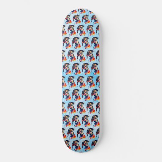 Hund Skateboard (Vorderseite)