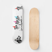 Hund Skateboard (Vorderseite)