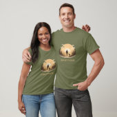 Hund Sonnenuntergangsjäger T-Shirt (Unisex)
