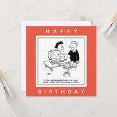 Hund spielen eines Computerspiels-Cartoon Karte (Vorderseite/Rückseite Beispiel)