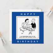 Hund spielen eines Computerspiels-Cartoon Karte (Vorderseite/Rückseite Beispiel)