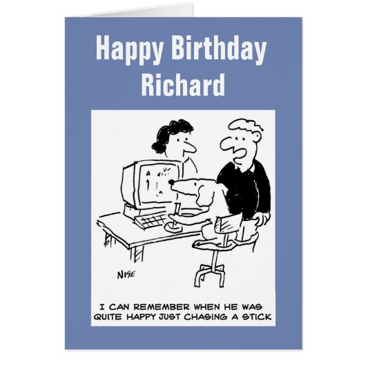 Hund spielt an einem Computer (Vorne)