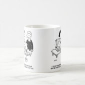 Hund spielt Computerspiele Kaffeetasse (Mittel)