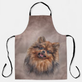Hund Spitz Spitz Schürze (Vorderseite)