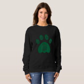 Hund St Patricks Day Pet Funny Designer for Hunde Sweatshirt (Vorne ganz)