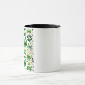 Hund St Patrick's Day Tasse, Hunde Paw Tasse, Hund Tasse (Zentrum)